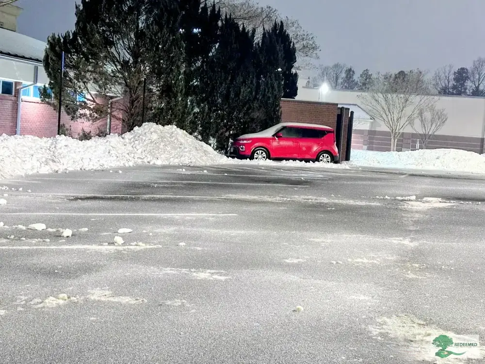 Snow Clearing Driveway